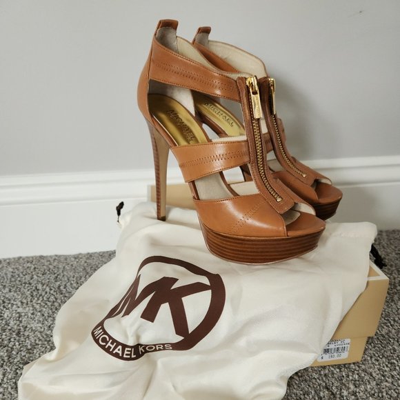 Michael Kors Berkley Platform Sandals - Size 7.5 - Picture 1 of 5